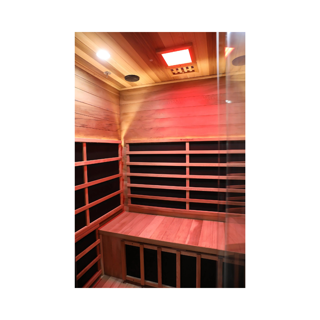 Nordic Retreat 3 Person Full Spectrum Infrared Sauna (Cedar)